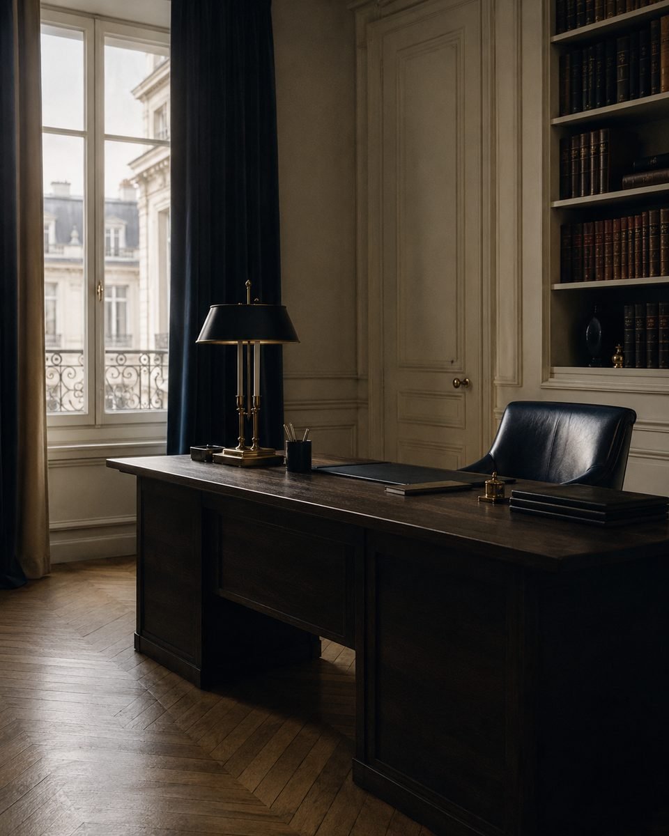 Bureau du cabinet de Maître Anna Salaün, à Saint-Brieuc