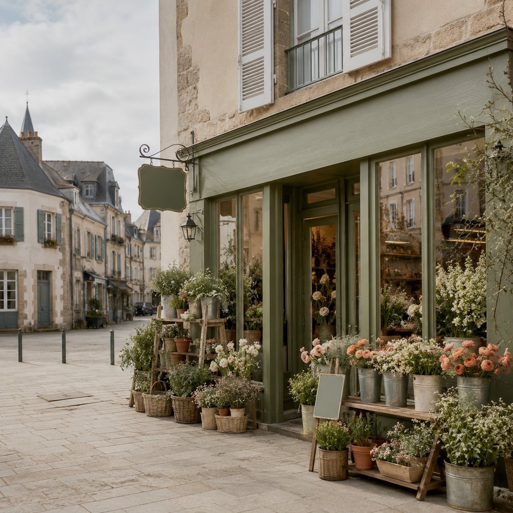Photo : devanture de la boutique place du Centre