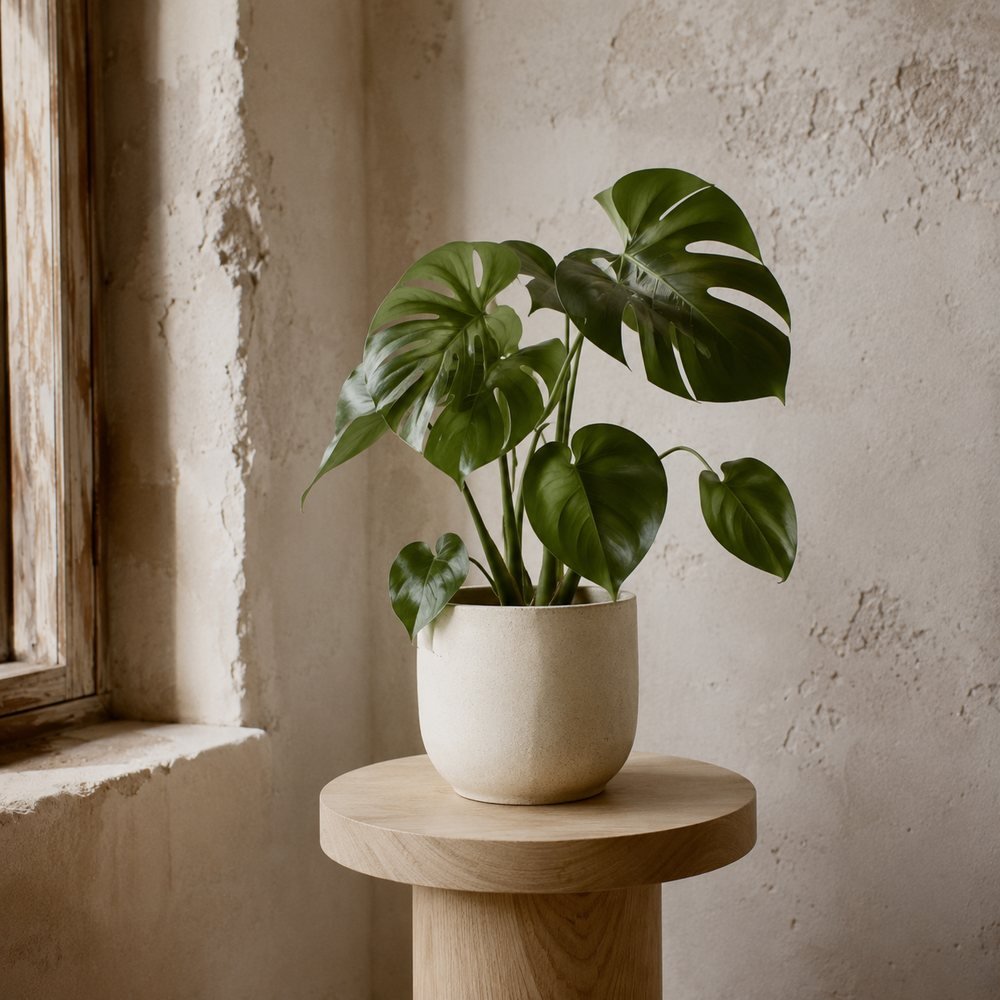 Photo : plante d'intérieur en pot en céramique