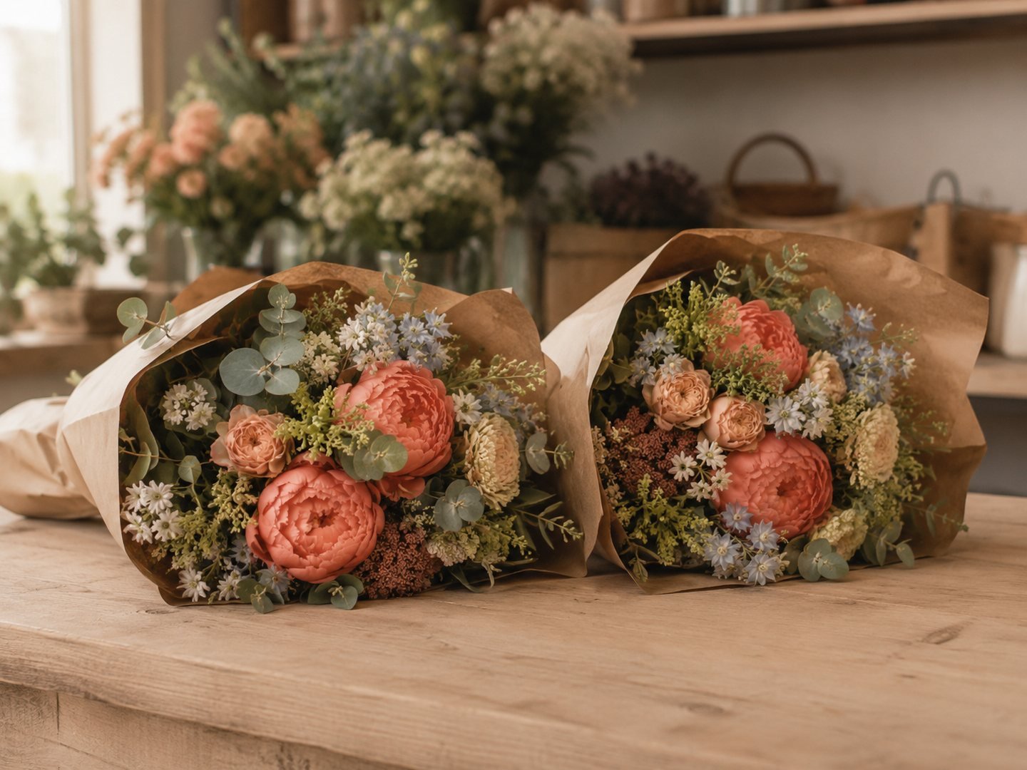 Photo : abonnement floral, livraison régulière de bouquets