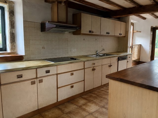 Cuisine avant travaux, Paimpol